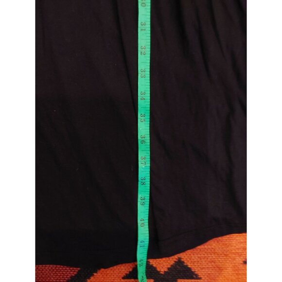 Handmade Upcycled Plus Size Pink Floyd Midi Dress. Cinched waist. Size XL/1X. - Picture 15 of 15